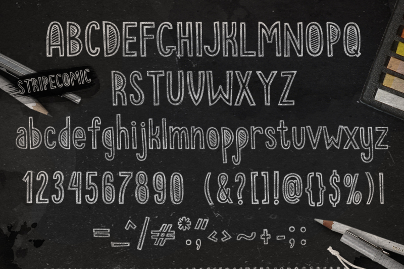 stripecomic-typeface