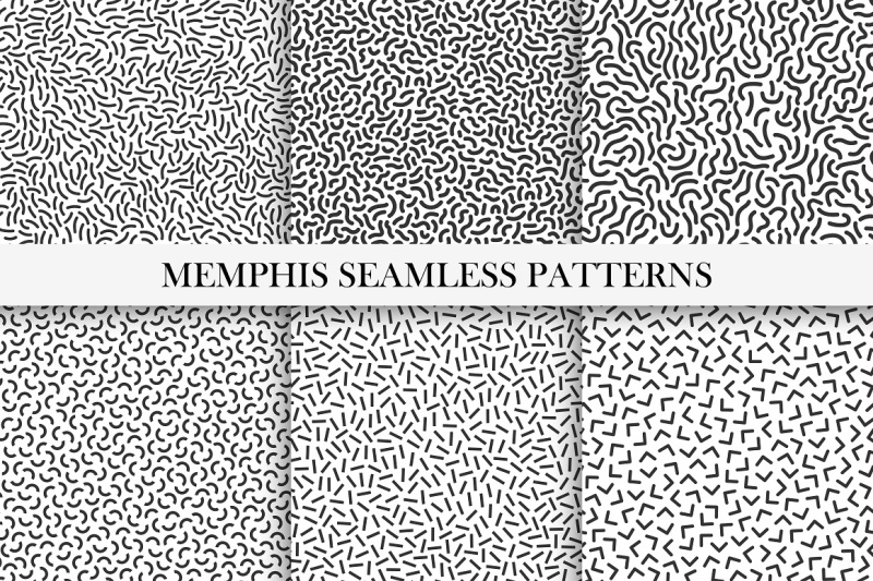 memphis-patterns-b-and-w-textures