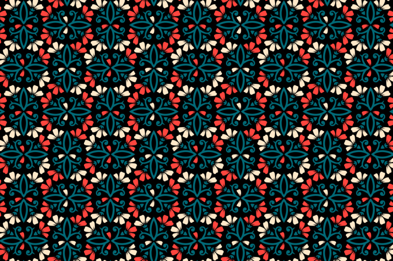 20-damask-and-floral-seamless-patterns