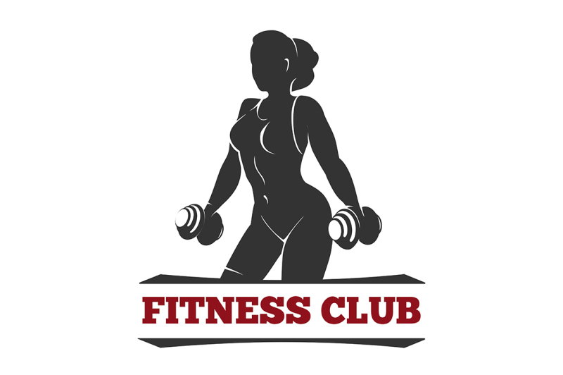 fitness-club-emblem-with-training-woman