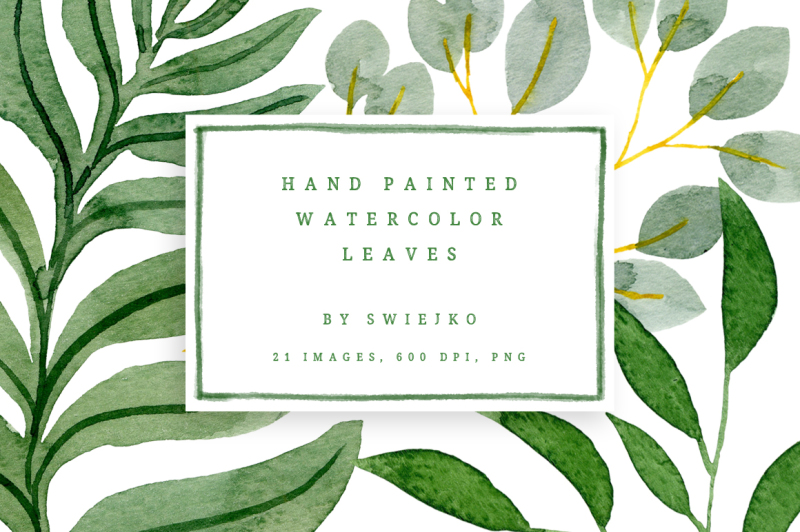 watercolor-leaves-tropical-set