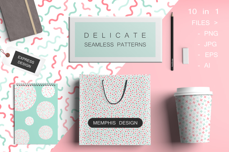 delicate-seamless-color-patterns-set