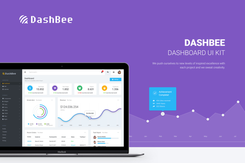 dashbee-dashboard-ui-kit