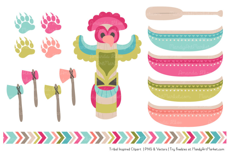 tribal-clipart-collection-in-bohemian