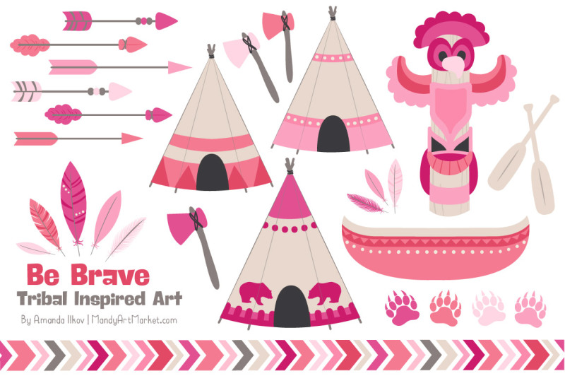 pink-tribal-vectors