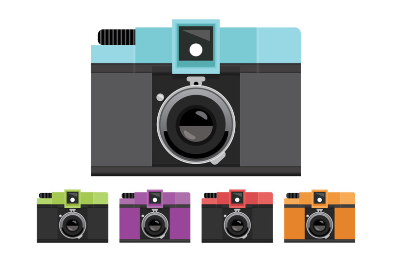 retro-camera-clip-art-set