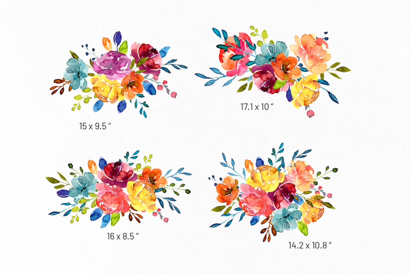 bright-watercolor-summer-flowers-png