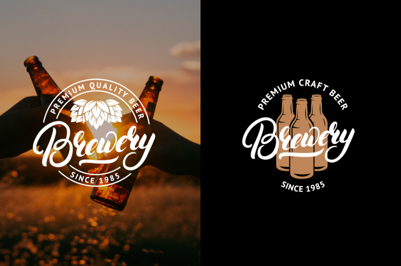 brewery-logo-set