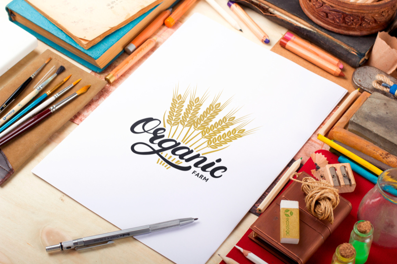 organic-logo-set