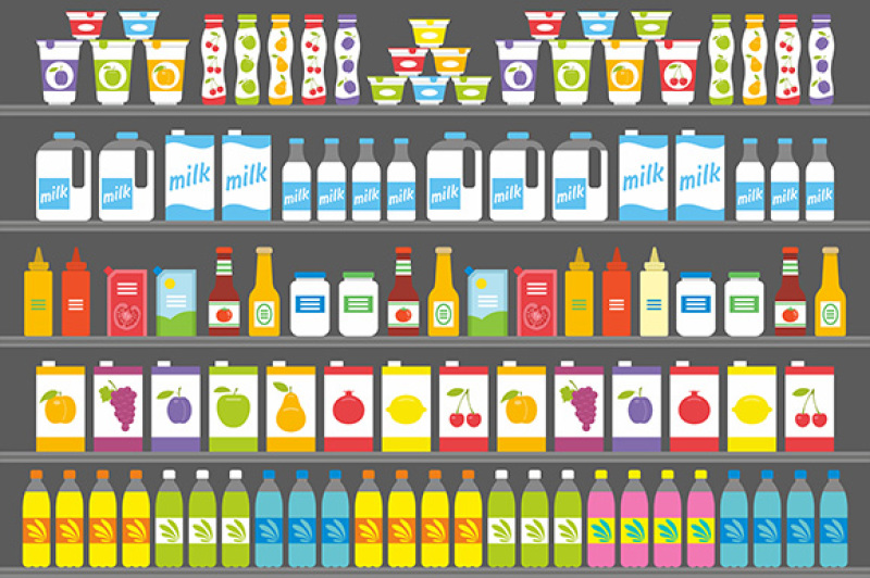 shelves-with-products-and-drinks