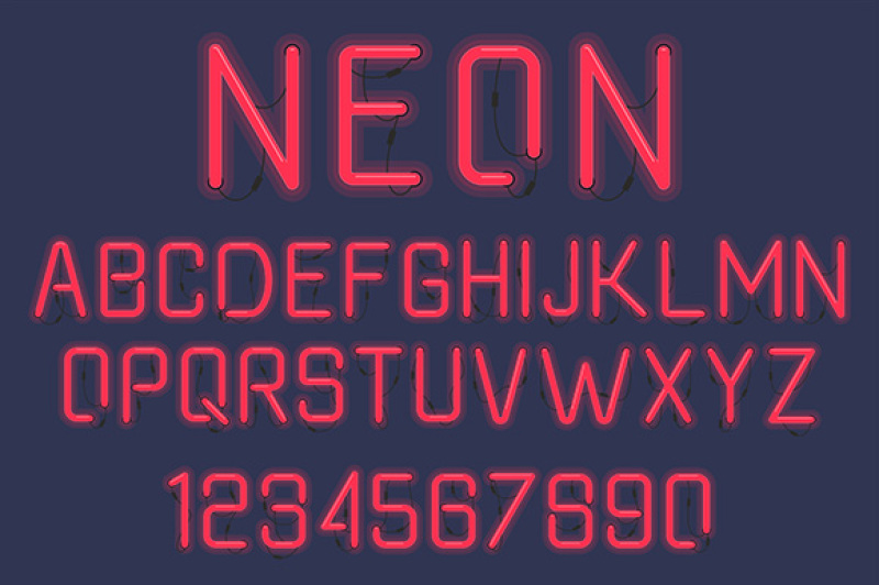 neon-light-alphabet