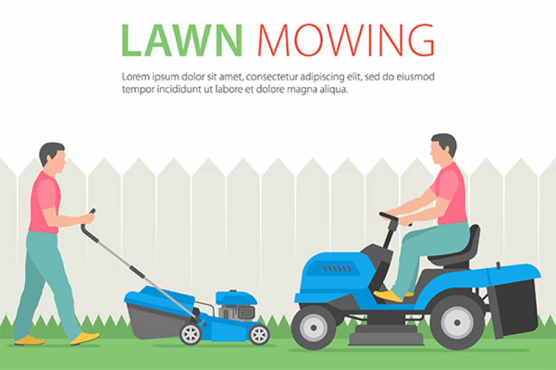 man-on-tractor-lawnmower