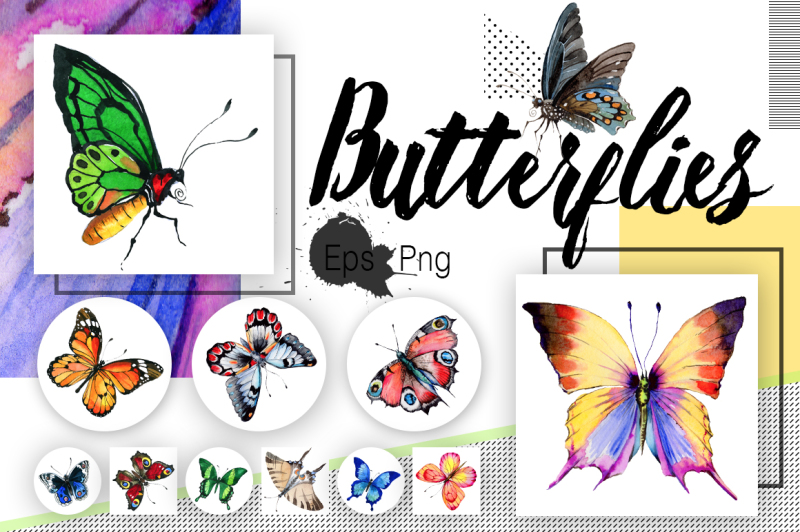watercolor-butterflies-eps-and-png