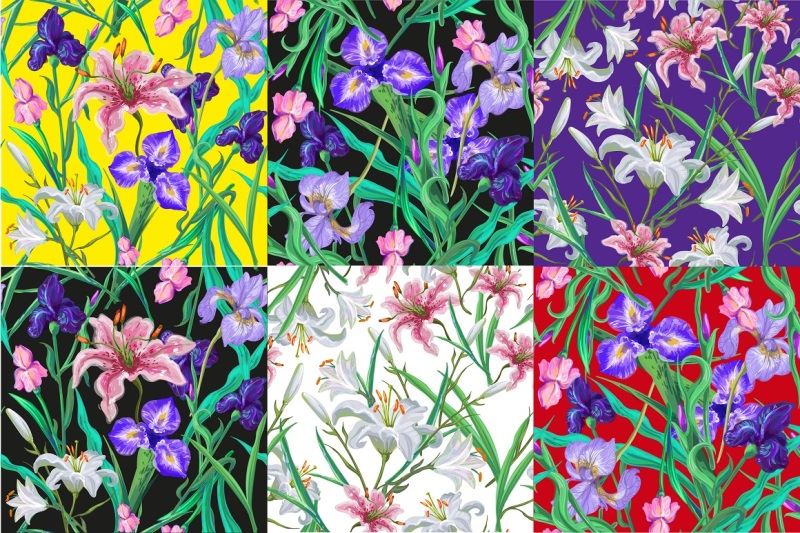 vector-flowers-and-patterns