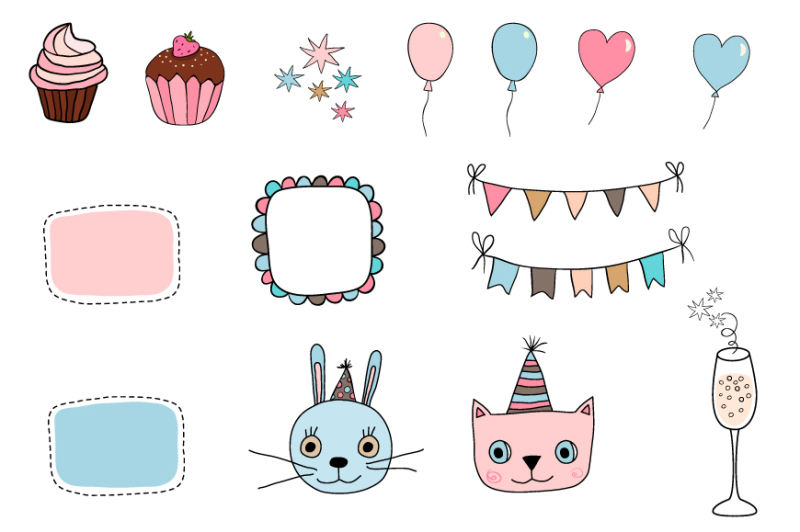 happy-birthday-clipart-set-cute-cat-bunny-clip-art-bunting-cupcake