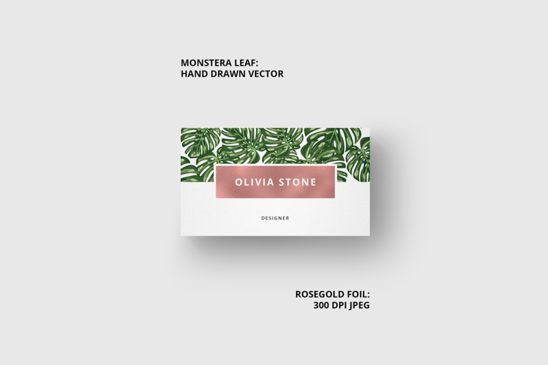 business-card-monstera-and-rosegold