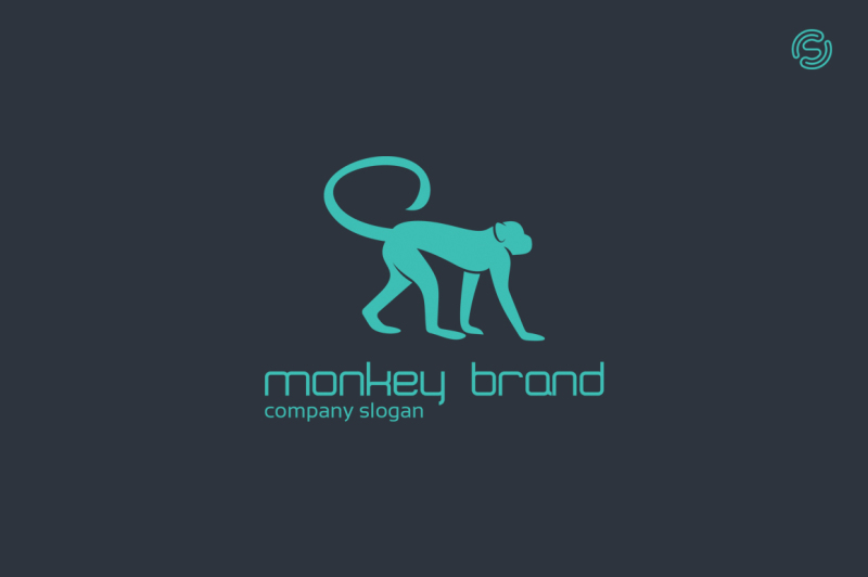 Monkey Brand Logo Template By sarten