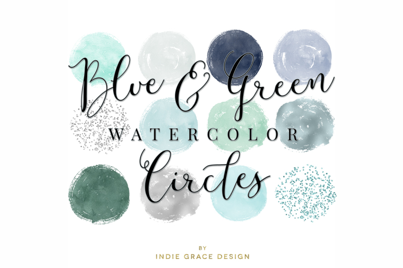 blue-and-green-watercolor-circle-shapes