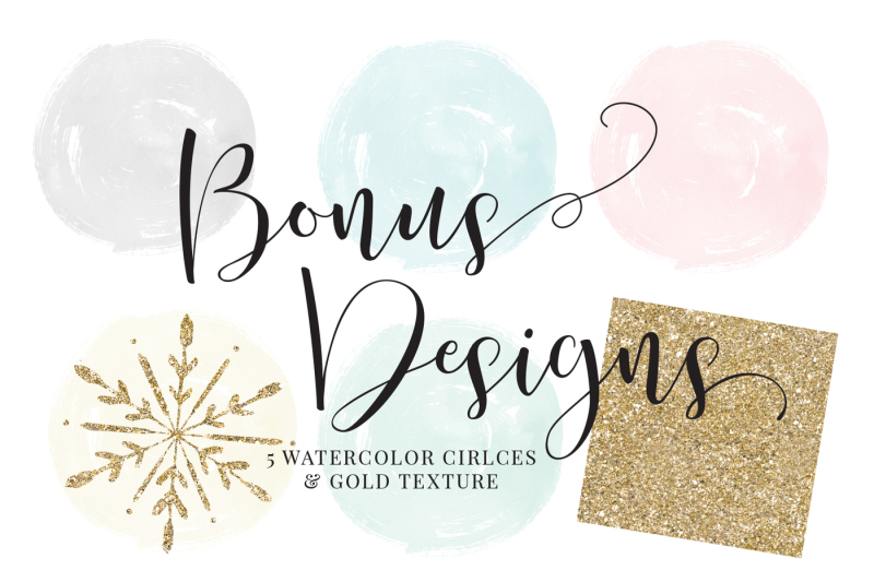 gold-shimmer-snowflakes-gold-glitter-snowflakes-bonus-watercolor-shapes-and-gold-glitter-texture