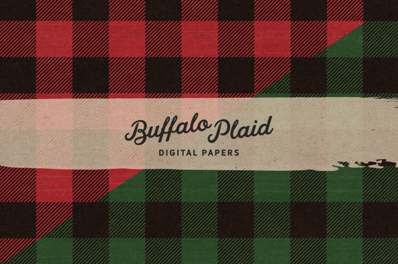 vintage-buffalo-plaid-digital-papers-buffalo-check