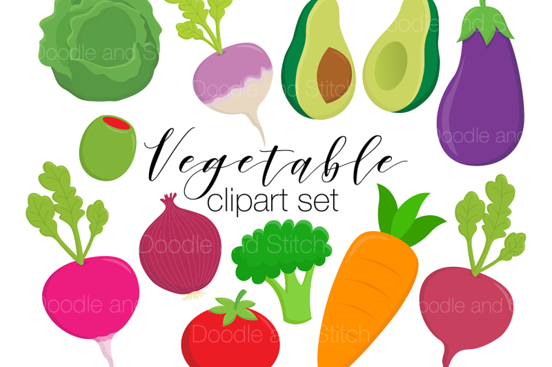 vegetable-clipart-illustration-set