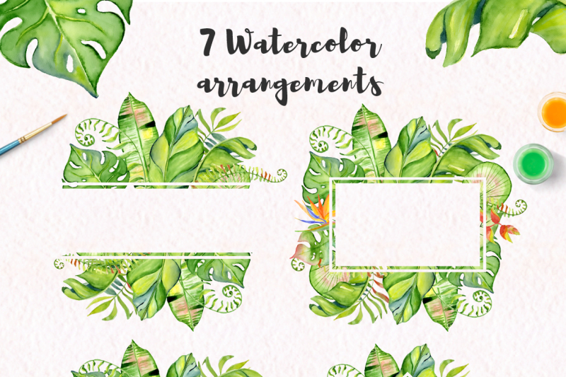 tropical-arrangements-watercolor-jungle-clipart