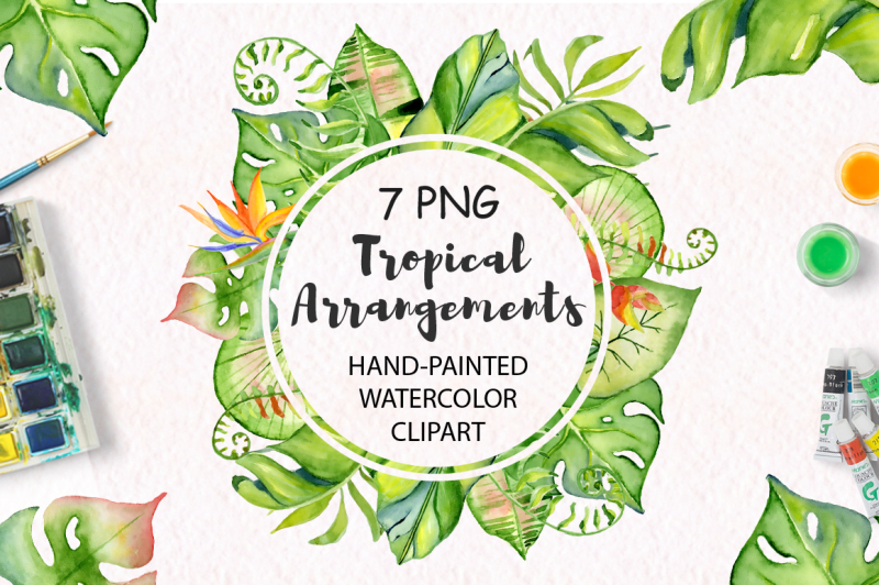 tropical-arrangements-watercolor-jungle-clipart