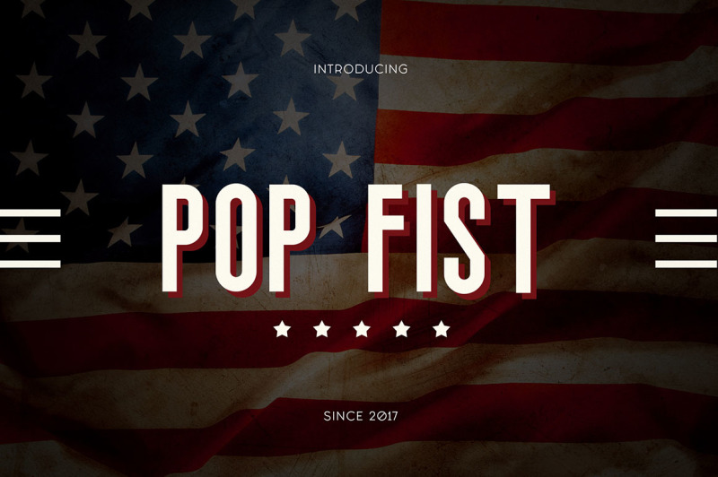 pop-fist-typeface