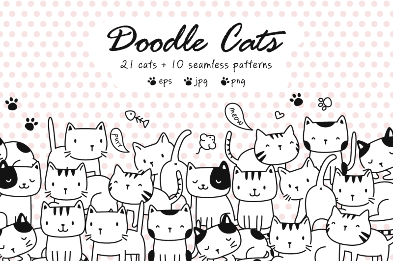doodle-cats