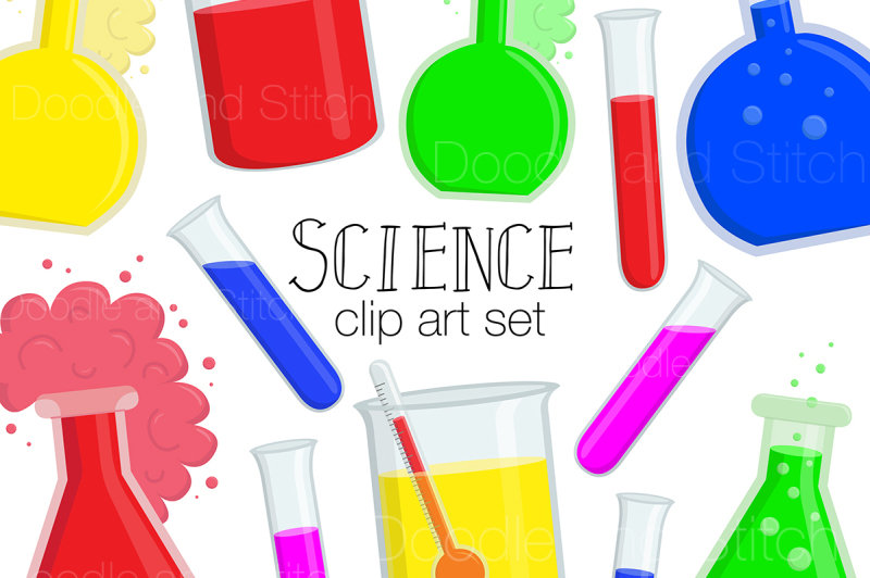 science-clipart-set