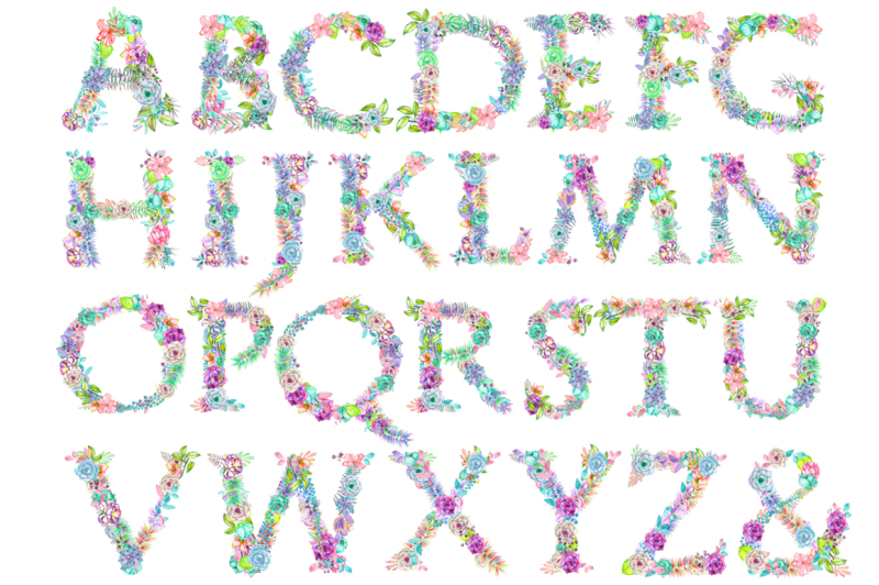 flower-alphabet
