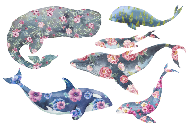 whales-and-flowers