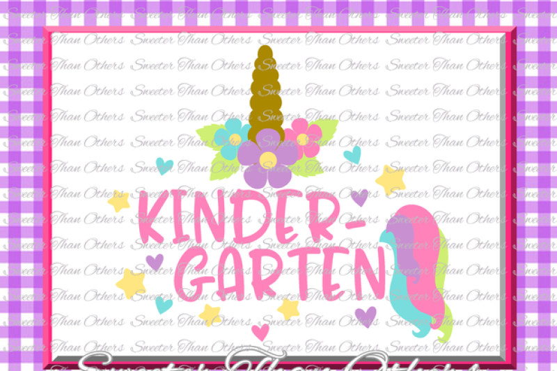 unicorn-svg-kindergarten-svg-kinder-cut-file-first-day-of-school-svg-dxf-files-silhouette-studios-cameo-cricut-instant-download-scal
