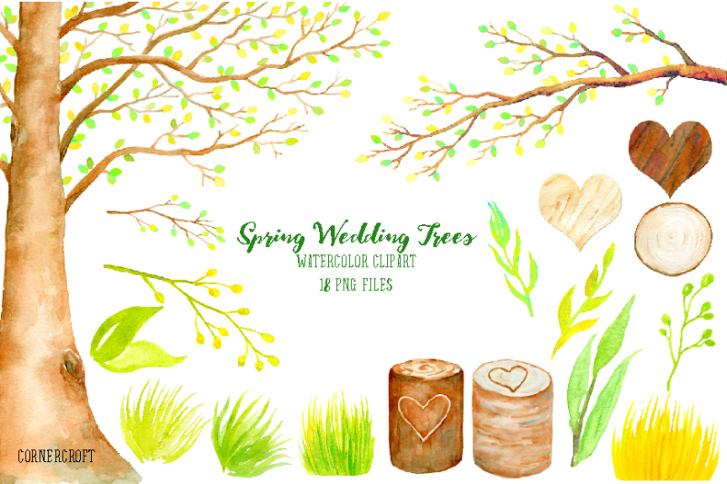 wedding-tree-clipart-spring-beech