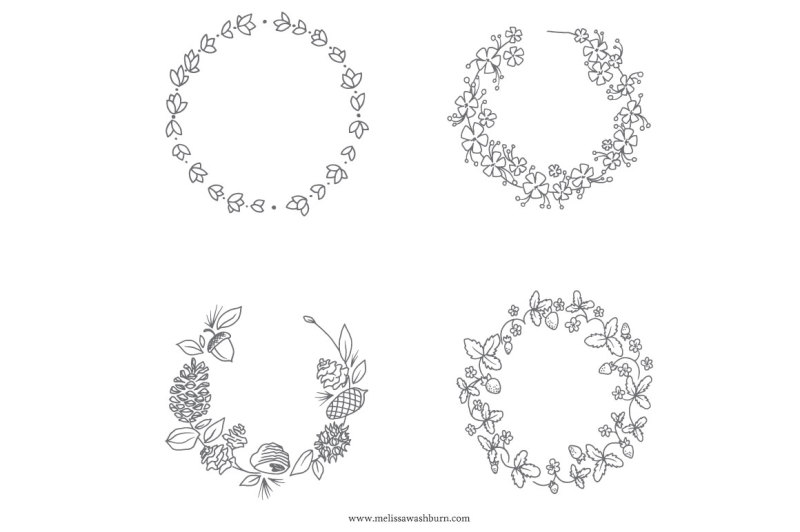 botanical-wreaths-vector-illustration