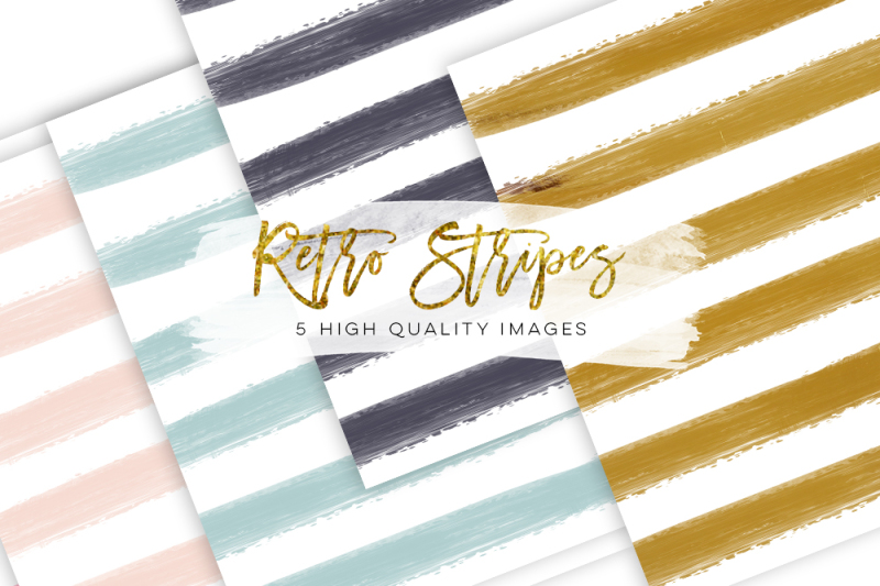 mustard-paper-retro-stripes-paper-color-nude-digital-paper-birthday-party-digital-stripes-bridal-shower-clip-art-watercolor-stripes
