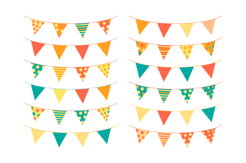 cute-summer-bunting-clipart-birthday-banner-flags-party-pennant-clip-art