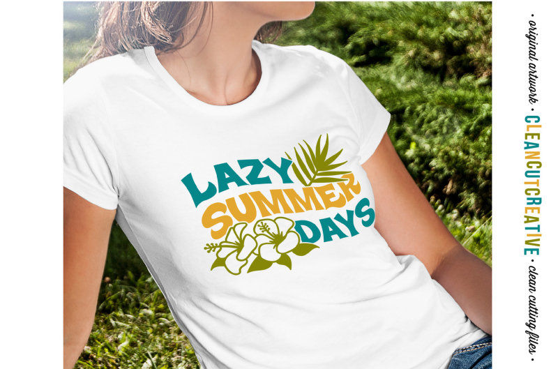 lazy-summer-days-tropical-design-with-hibiscus-flowers