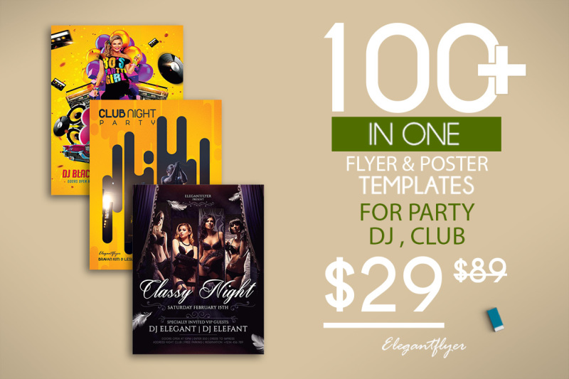 100-proffesional-flyer-templates-for-photoshop-party-club-music-dj-poster-invitation-cards-design-flyer-instant-download