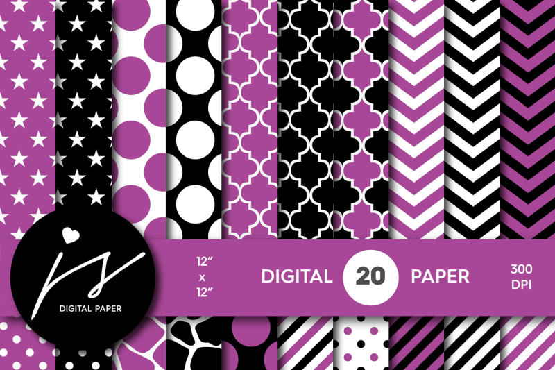 purple-and-black-digital-paper-pa-173