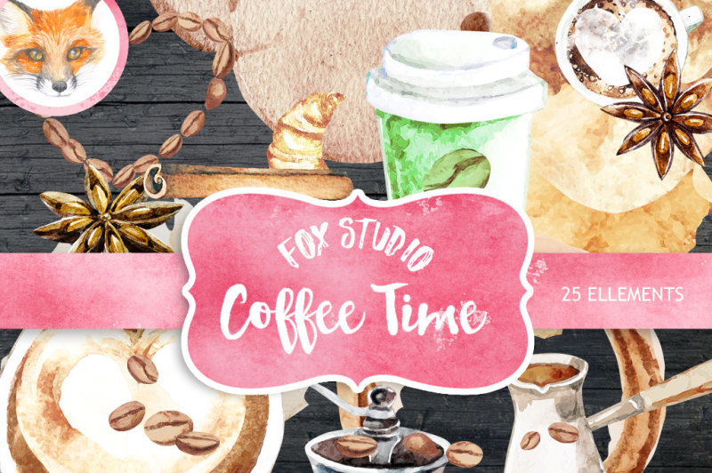 coffee-clipart-cafe-clipart-food-watercolor-clipart-watercolor-graphics-pastries-clipart-food-illustration-desserts-cookies-clipart