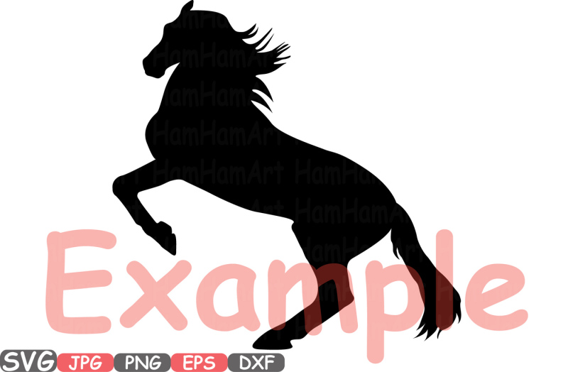 wild-horses-mascot-woodland-monogram-horse-cutting-files-svg-silhouette-school-clipart-illustration-eps-png-dxf-zoo-vector-398s