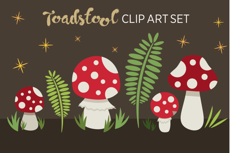 toadstool-mushroom-clip-art-set