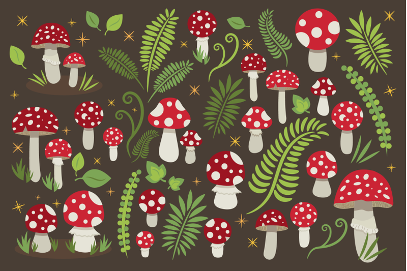 toadstool-mushroom-clip-art-set
