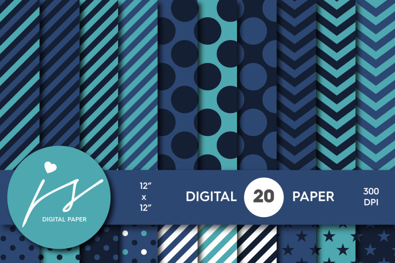 blue-and-teal-digital-paper-mi-250a
