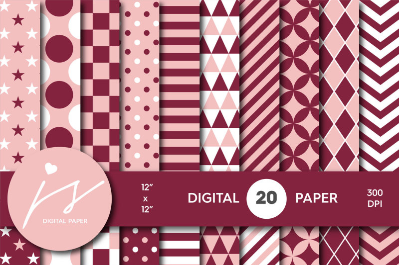 pink-and-burgundy-digital-paper-mi-659