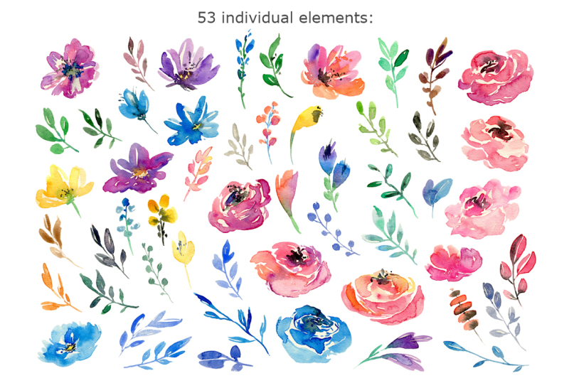 bright-watercolor-flowers-big-set