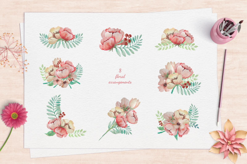 sweet-floral-wedding-invitation-pack