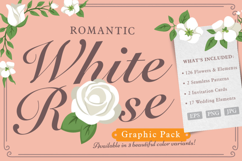 white-rose-graphic-collection