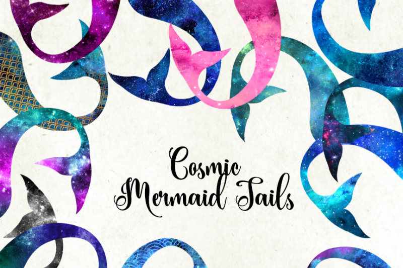 cosmic-mermaid-tails-clipart